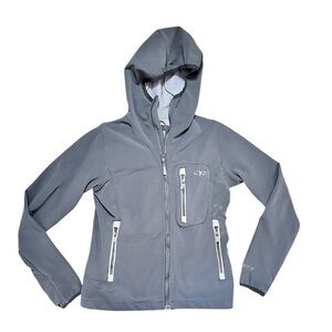 Outdoor Research Women's Small Black Ventia Hybrid Softshell Rain Jacket